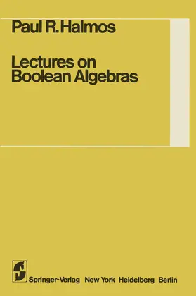 Halmos / Givant |  Lectures on Boolean Algebras | Buch |  Sack Fachmedien