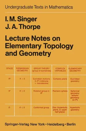 Singer / Thorpe |  Lecture Notes on Elementary Topology and Geometry | Buch |  Sack Fachmedien