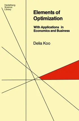 Koo |  Elements of Optimization | Buch |  Sack Fachmedien