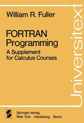 Fuller |  FORTRAN Programming | Buch |  Sack Fachmedien