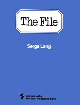 Lang |  The File | Buch |  Sack Fachmedien