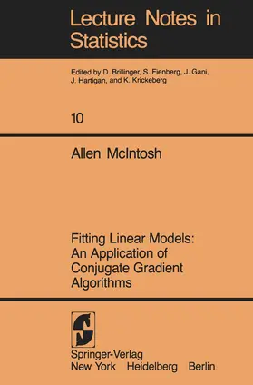 McIntosh |  Fitting Linear Models | Buch |  Sack Fachmedien
