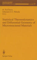 Davis / Nitsche |  Statistical Thermodynamics and Differential Geometry of Microstructured Materials | Buch |  Sack Fachmedien
