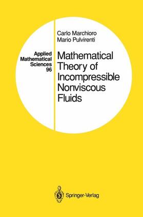 Marchioro / Pulvirenti |  Mathematical Theory of Incompressible Nonviscous Fluids | Buch |  Sack Fachmedien