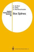 Boor / Riemenschneider / Höllig |  Box Splines | Buch |  Sack Fachmedien