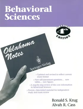Cass / Krug |  Behavioral Sciences | Buch |  Sack Fachmedien