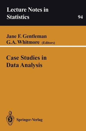 Whitmore / Gentleman |  Case Studies in Data Analysis | Buch |  Sack Fachmedien