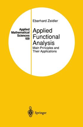 Zeidler |  Applied Functional Analysis | Buch |  Sack Fachmedien