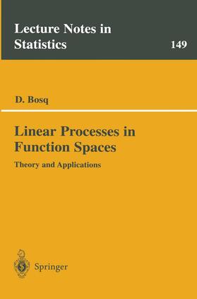 Bosq |  Linear Processes in Function Spaces | Buch |  Sack Fachmedien