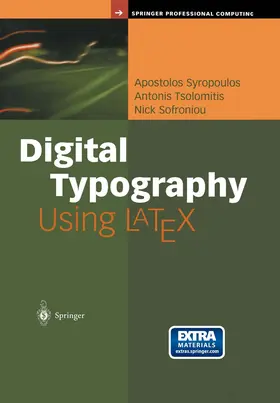 Syropoulos / Tsolomitis / Sofroniou |  Digital Typography Using Latex | Buch |  Sack Fachmedien