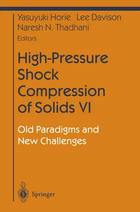 Horie / Davison / Thadani | High-Pressure Shock Compression of Solids VI | Buch | 978-0-387-95532-2 | www.sack.de