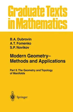 Dubrovin / Novikov / Fomenko |  Modern Geometry- Methods and Applications | Buch |  Sack Fachmedien