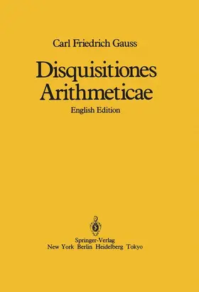 Gauss / Waterhouse |  Disquisitiones Arithmeticae | Buch |  Sack Fachmedien