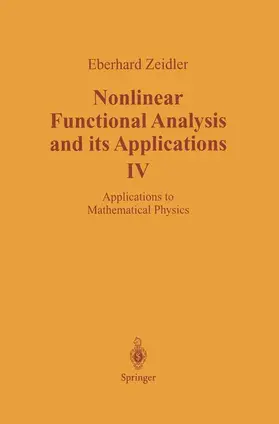 Zeidler |  Nonlinear Functional Analysis and Its Applications | Buch |  Sack Fachmedien