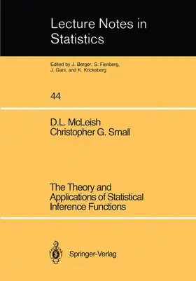 McLeish / Small |  The Theory and Applications of Statistical Interference Functions | Buch |  Sack Fachmedien