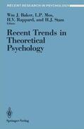 Baker / Stam / Mos |  Recent Trends in Theoretical Psychology | Buch |  Sack Fachmedien