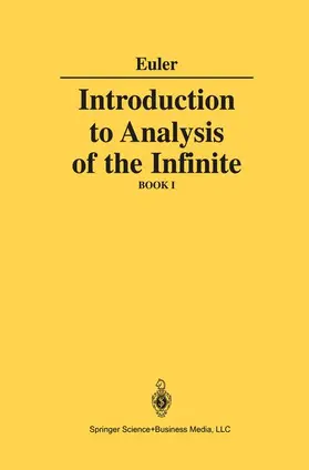 Euler |  Introduction to Analysis of the Infinite | Buch |  Sack Fachmedien