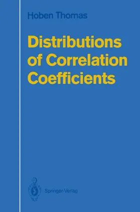 Thomas |  Distributions of Correlation Coefficients | Buch |  Sack Fachmedien