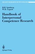 Cupach / Spitzberg |  Handbook of Interpersonal Competence Research | Buch |  Sack Fachmedien