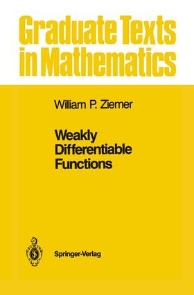 Ziemer | Weakly Differentiable Functions | Buch | 978-0-387-97017-2 | sack.de