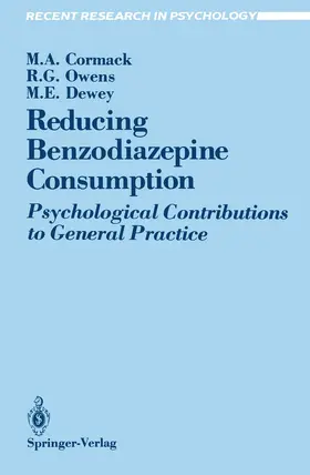 Cormack / Owens / Dewey |  Reducing Benzodiazepine Consumption | Buch |  Sack Fachmedien
