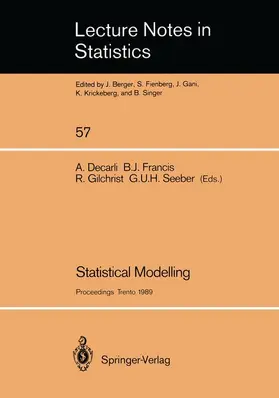 Decarli / Francis / Gilchrist |  Statistical Modelling | Buch |  Sack Fachmedien