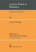 Pfanzagl |  Estimation in Semiparametric Models | Buch |  Sack Fachmedien