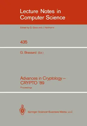 Brassard |  Advances in Cryptology - CRYPTO '89 | Buch |  Sack Fachmedien