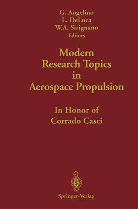 Angelino / Sirignano / De Luca | Modern Research Topics in Aerospace Propulsion | Buch | 978-0-387-97417-0 | sack.de