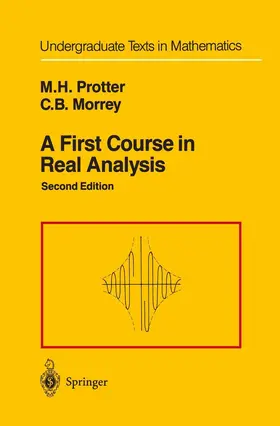 Protter / Morrey |  A First Course in Real Analysis | Buch |  Sack Fachmedien