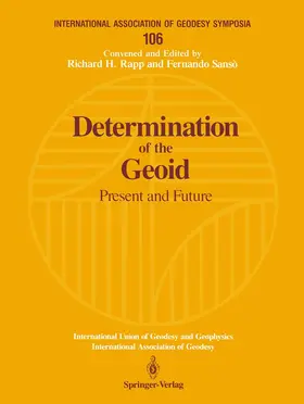 Sansò / Rapp |  Determination of the Geoid | Buch |  Sack Fachmedien