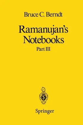Berndt |  Ramanujan's Notebooks | Buch |  Sack Fachmedien