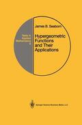 Seaborn |  Hypergeometric Functions and Their Applications | Buch |  Sack Fachmedien
