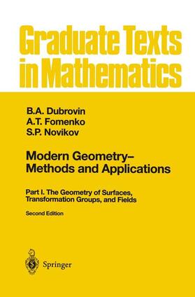 Dubrovin / Novikov / Fomenko | Modern Geometry ¿ Methods and Applications | Buch | 978-0-387-97663-1 | sack.de