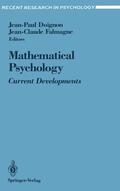 Falmagne / Doignon |  Mathematical Psychology | Buch |  Sack Fachmedien