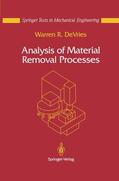 DeVries |  Analysis of Material Removal Processes | Buch |  Sack Fachmedien