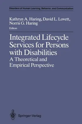 Lovett / Haring |  Integrated Lifecycle Services for Persons with Disabilities | Buch |  Sack Fachmedien