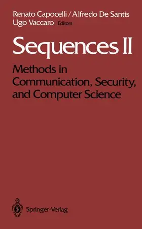 Capocelli / DeSantis / Vaccaro |  Sequences II | Buch |  Sack Fachmedien