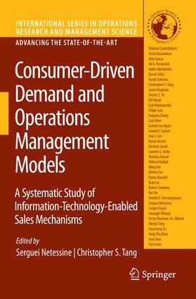 Tang / Netessine | Consumer-Driven Demand and Operations Management Models | Buch | 978-0-387-98018-8 | sack.de