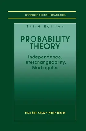 Chow / Teicher |  Probability Theory | Buch |  Sack Fachmedien