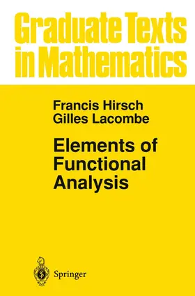 Hirsch / Lacombe |  Elements of Functional Analysis | Buch |  Sack Fachmedien