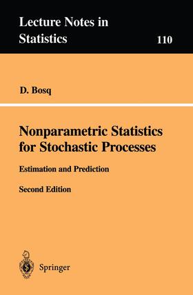 Bosq |  Nonparametric Statistics for Stochastic Processes | Buch |  Sack Fachmedien