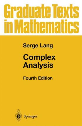 Lang |  Complex Analysis | Buch |  Sack Fachmedien