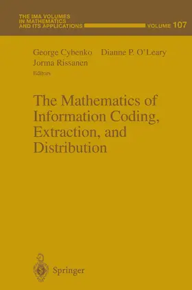 Cybenko / Rissanen / O'Leary |  The Mathematics of Information Coding, Extraction and Distribution | Buch |  Sack Fachmedien