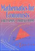 Simon / Blume |  Mathematics for Economists | Buch |  Sack Fachmedien
