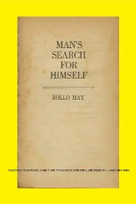 May |  Man's Search for Himself | eBook | Sack Fachmedien