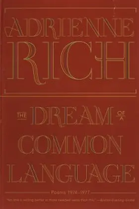 Rich |  The Dream of a Common Language | eBook | Sack Fachmedien