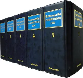  Butterworths Competition Law Service | Loseblattwerk |  Sack Fachmedien