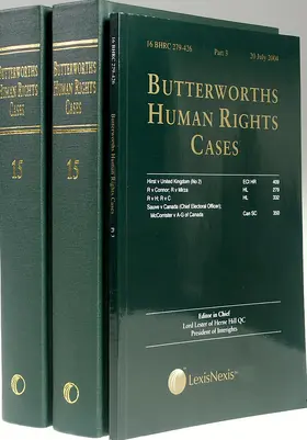 McBride |  Butterworths Human Rights Cases Set | Buch |  Sack Fachmedien