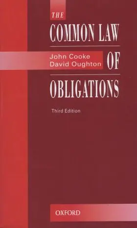 Cooke / Oughton |  The Common Law of Obligations | Buch |  Sack Fachmedien